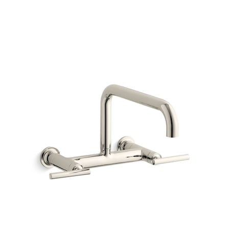 Kohler 8 in Mount, 2 Hole Kitchen Faucet 7549-4-SN